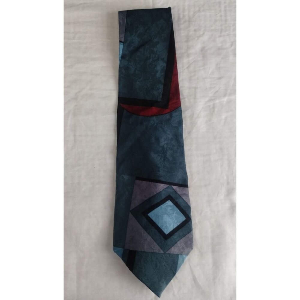 Paul Rodon Men's Emerald Green Silk Tie 59"x3.75" SKU 2797